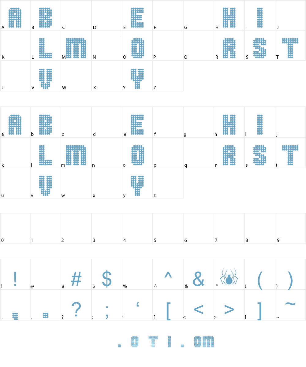 I HAVE LOST MY MARBLES Font Character